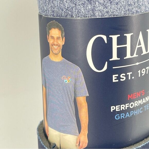 CHAPS The Spirited Tradition Men’s Grey Floral Short Sleeve Graphic Tee XL - Picture 4 of 11